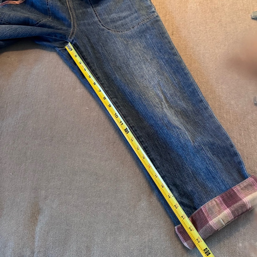 Anthropologie Pilcro Ultra High-Rise Plaid-Trim Boyfriend Jeans - Picture 10 of 10